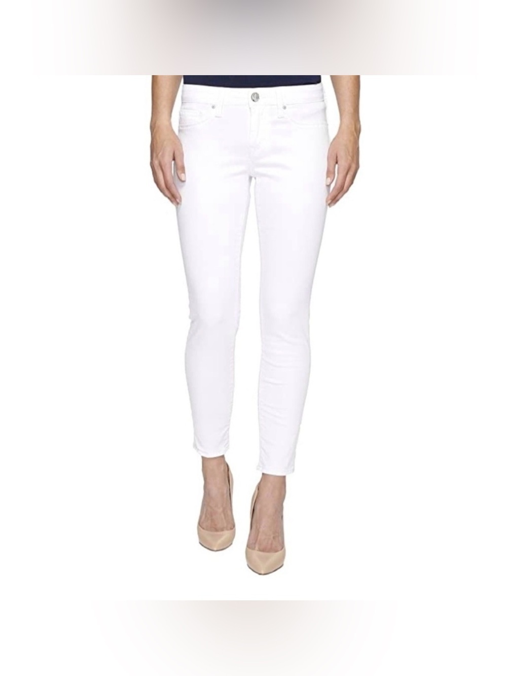 Mavi White Alexa Mid Rise Skinny Ankle Jeans - size 26 NWT. B12